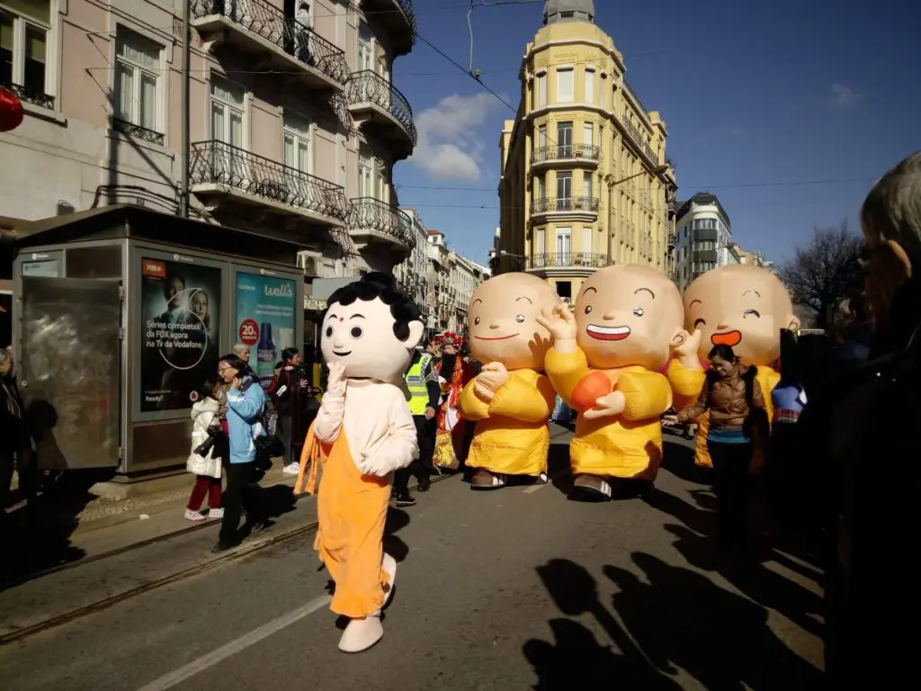 Desfile do Ano Novo Chinês, o ano do cão