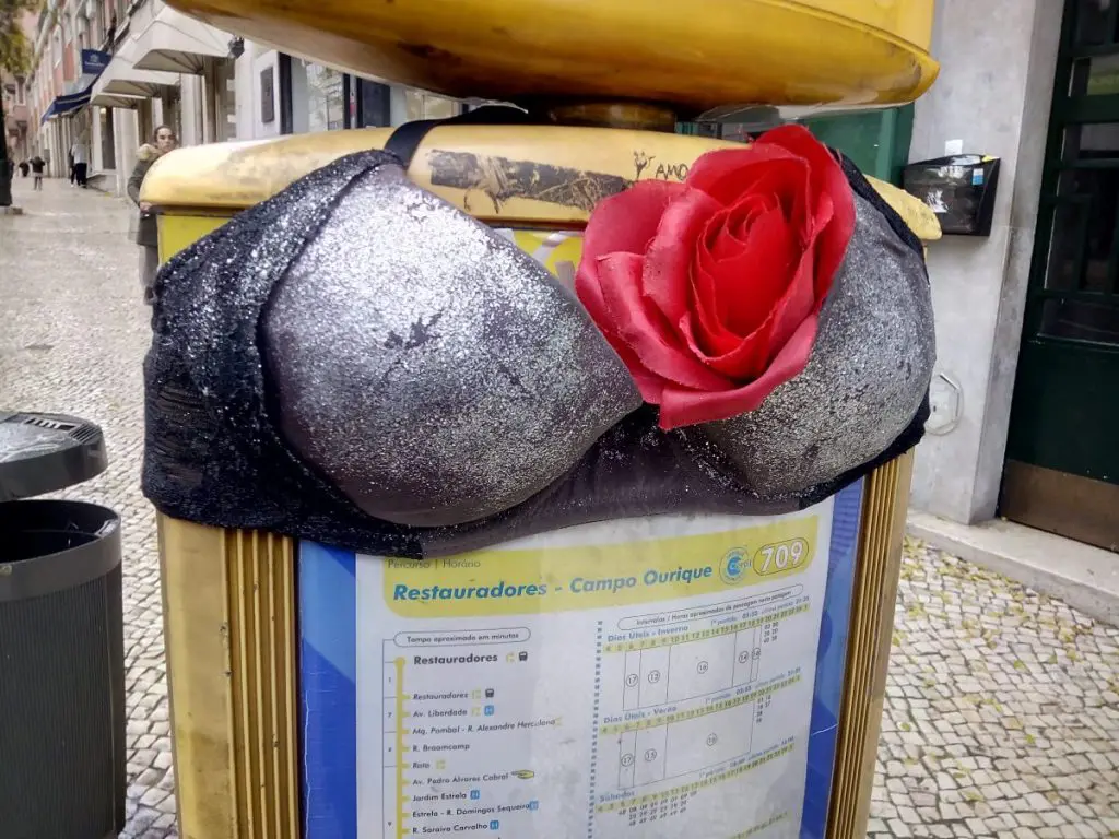 Paragem de autocarro sexy