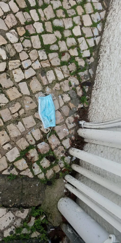 Máscara inspectora dos canos