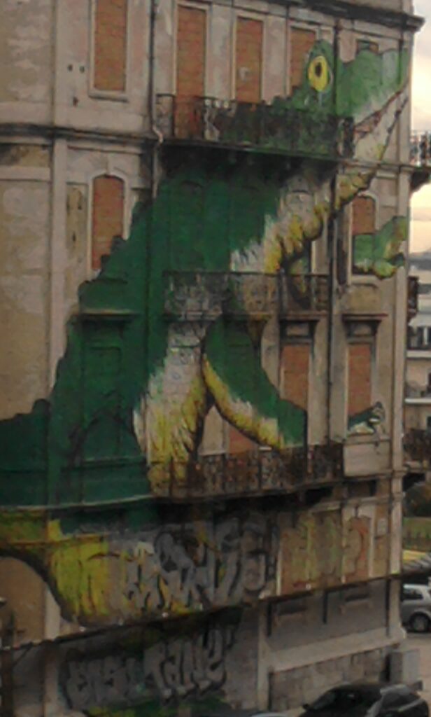 Grafíti na Fontes Pereira de Melo em Lisboa