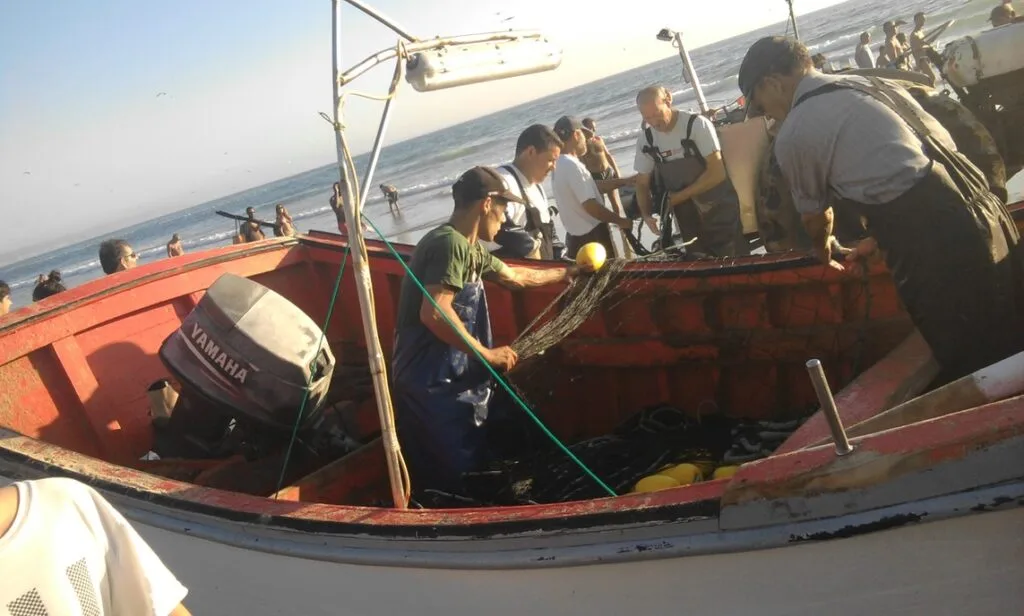 Pescaria na Costa de Caparica