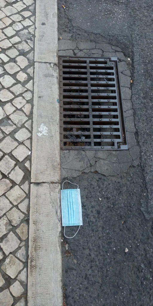 Máscara da sarjeta