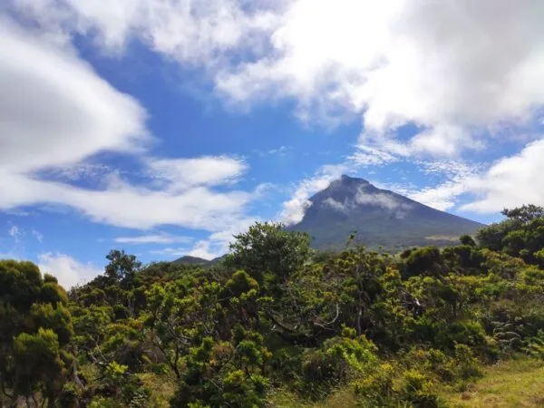 Ilha do Pico e a sua montanha vulcânica omnipresente