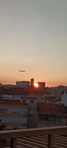 Pôr do sol em Lisboa
