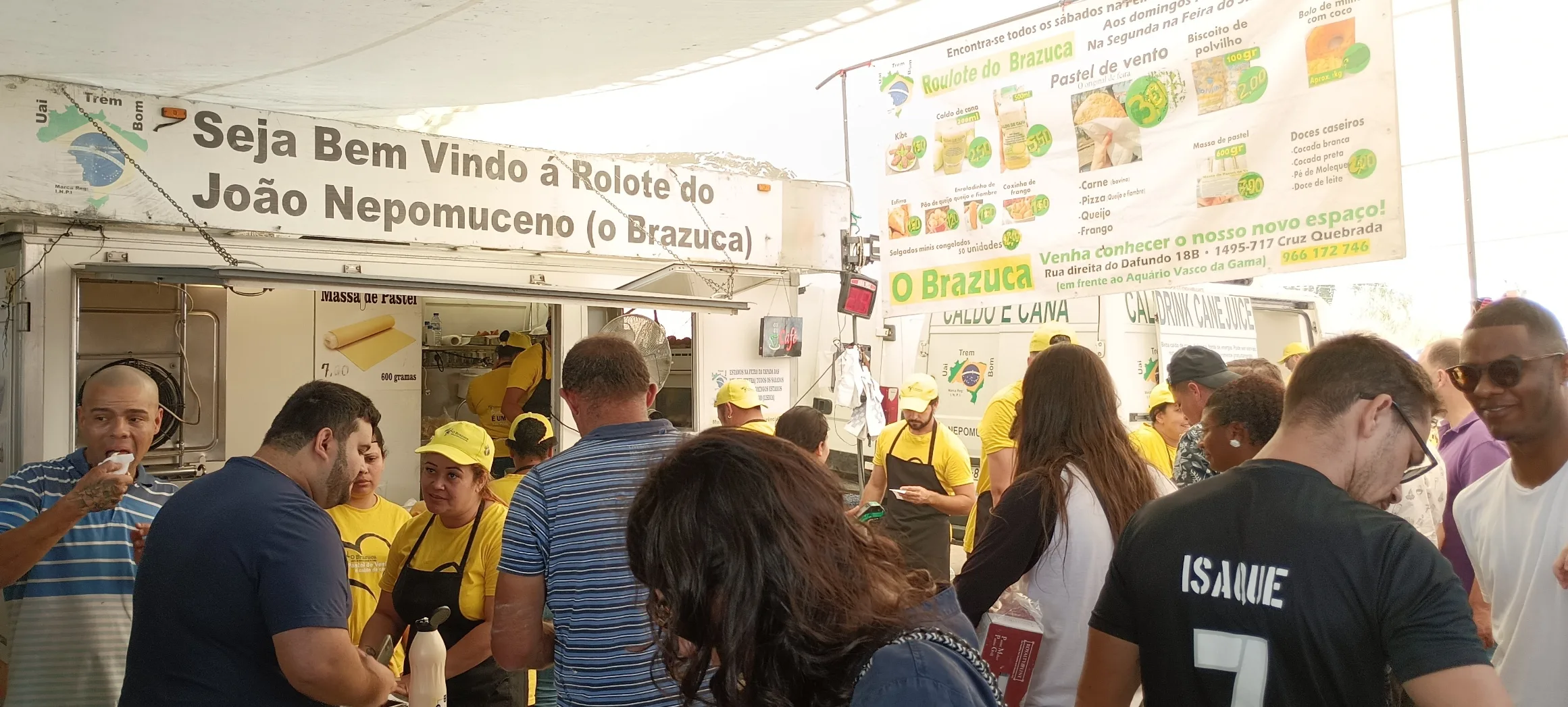Na feira do relógio há uma banca que todos adoram