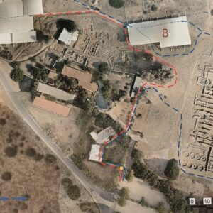 Sítio arqueológico do Palácio de Cnossos, em Creta, Grécia